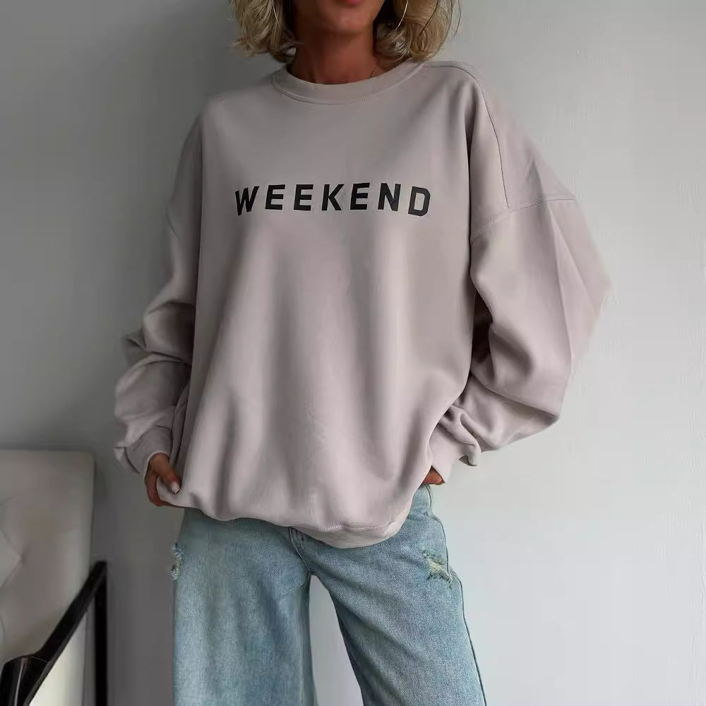 Damen Oversized Sweatshirt Drune