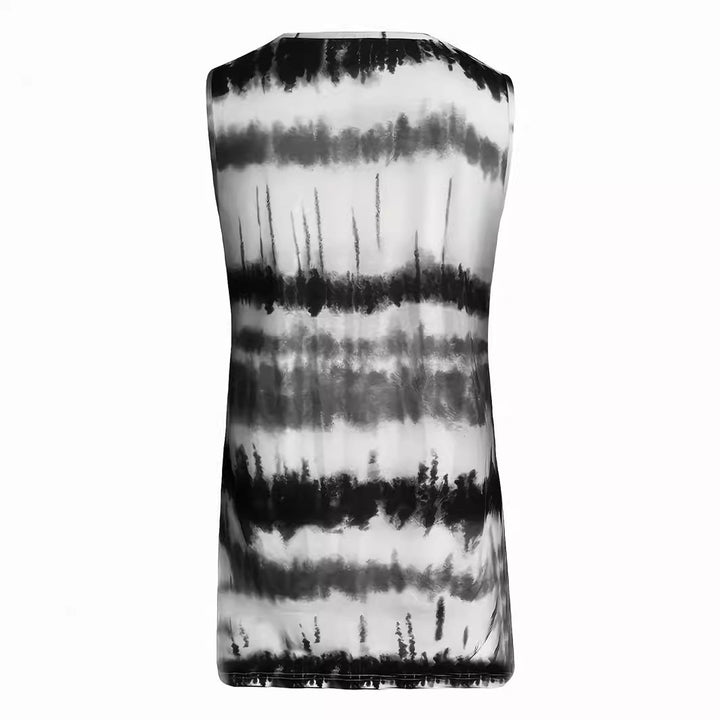 Damen trendiges Tanktop mit einzigartigem Farbverlauf und modischen Details Drune