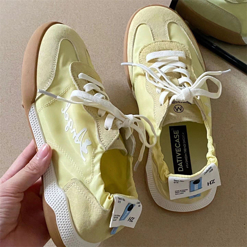 Damen Sportliche Sneaker mit einzigartiger Schnürung Drune