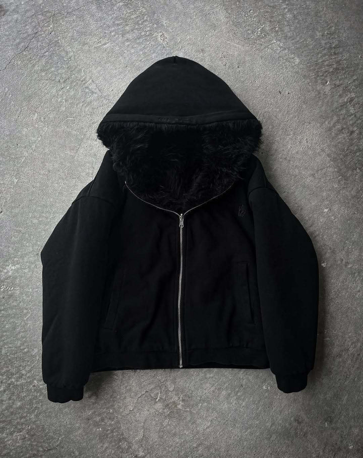 Damen Kapuzenjacke mit weichem Innenfutter und sportlichem Schnitt Drune