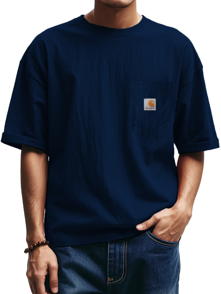 Herren Relaxed Fit Pocket T-Shirt Drune