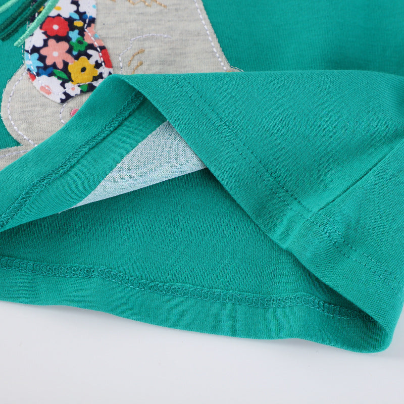 Kinder T-Shirt mit kreativem Hasen-Motiv Drune