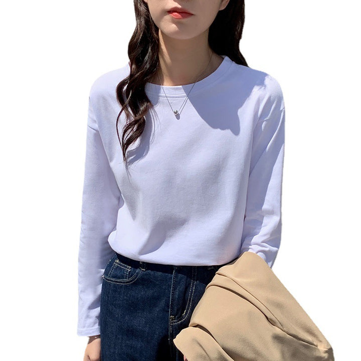 Damen Langarmshirt mit klassischem Rundhalsausschnitt Drune