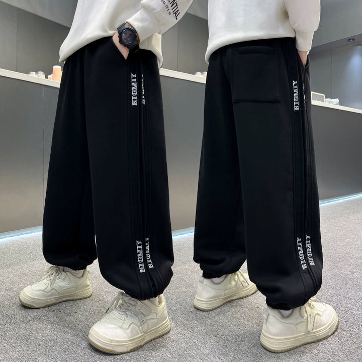 Damen lässige Freizeithose mit tiefen Taschen Drune