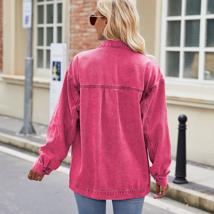 Drune | Übergroße Denimjacke - Lässig & Trendy - Knopfleiste - Ganzjähriger Begleiter