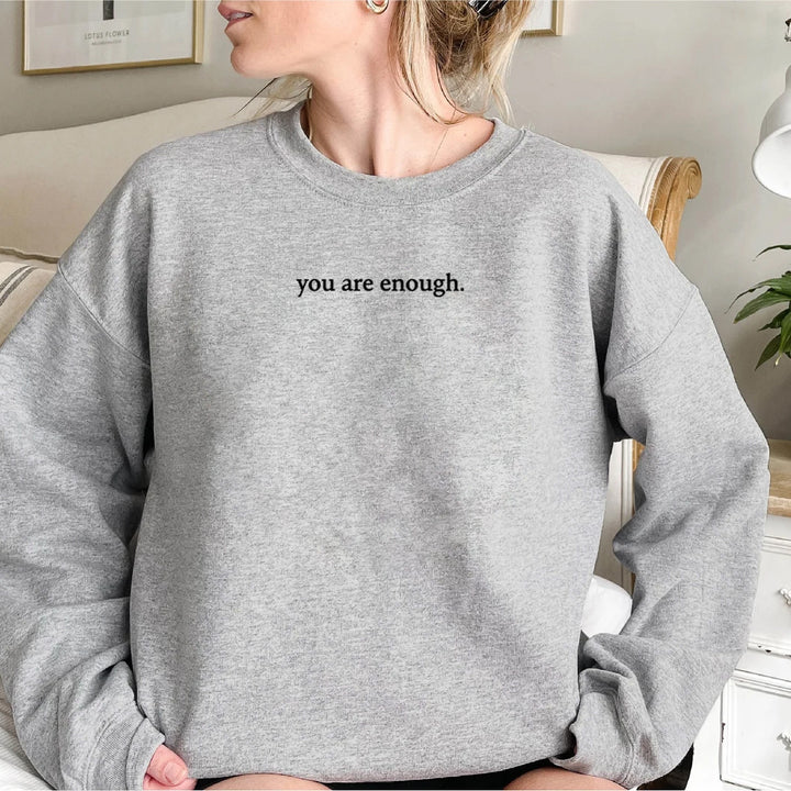 Damen Sweatshirt mit inspirierendem Motiv und gemütlichem Schnitt Drune