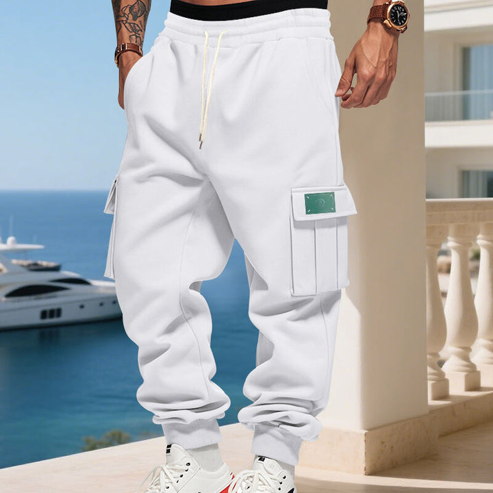 Herren Sportliche Cargo-Hose mit Seitentaschen Drune