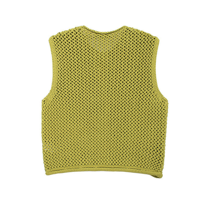 Damen Strickweste mit Knopfdetails und praktischen Taschen Drune