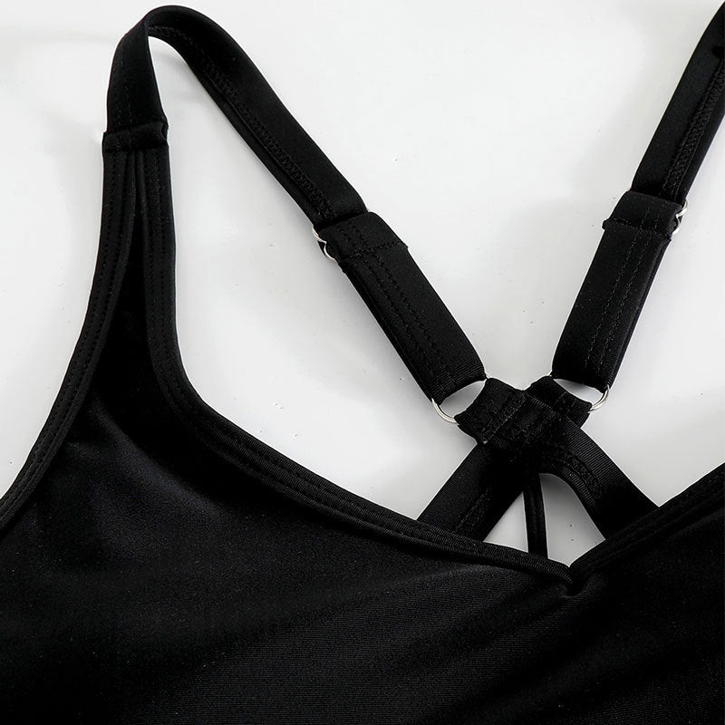 Damen Sportliches Badeoutfit mit elegantem Racerback Drune