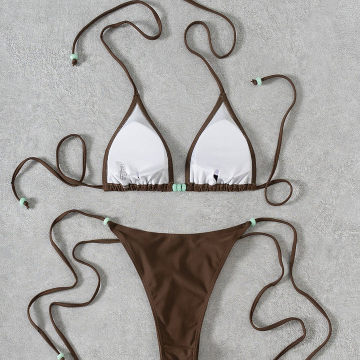 Damen Triangel-Bikini mit eleganten Details Drune