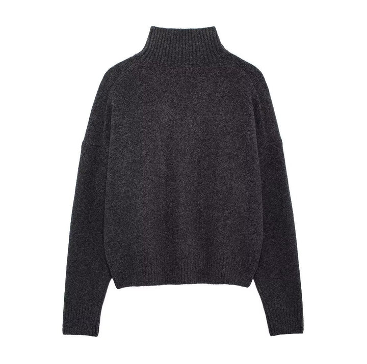 Femme Chunky Knit Rollkragenpullover Drune