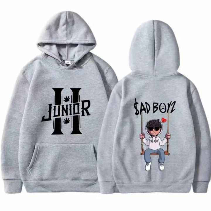 Damen Hoodie mit einzigartigem grafischen Design und gemütlicher Passform Drune