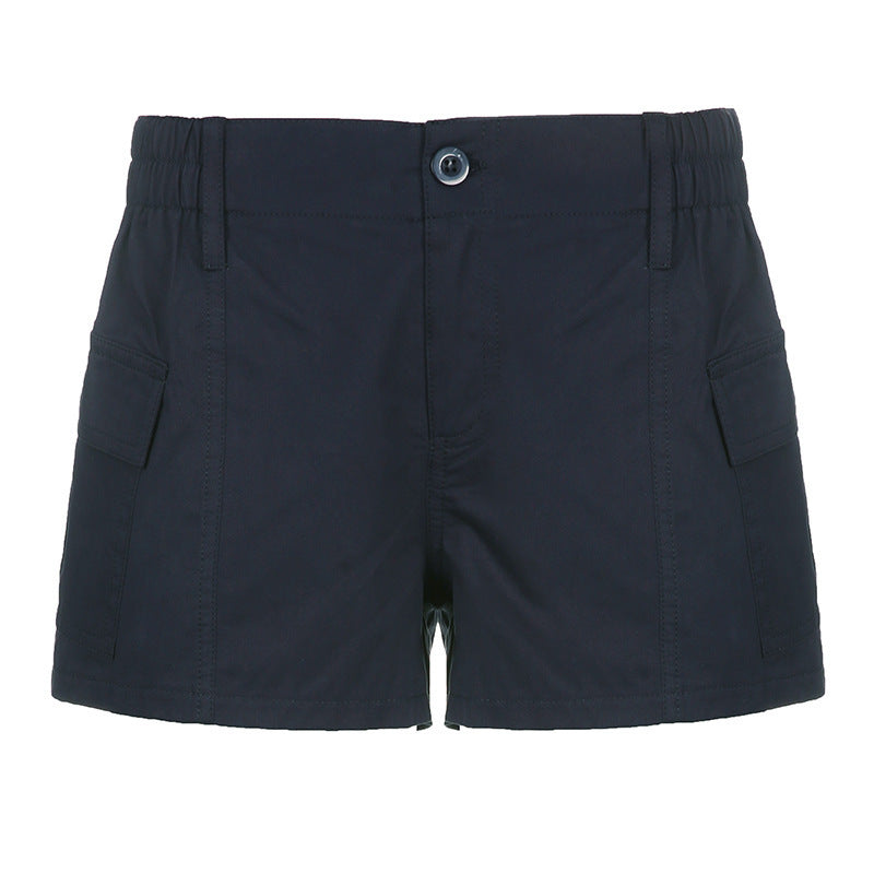 Damen Cargo-Shorts mit elastischem Bund und praktischen Seitentaschen Drune