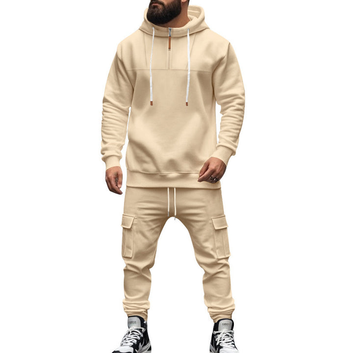 Herren Kapuzensweatshirt und Cargo-Hose Set Drune