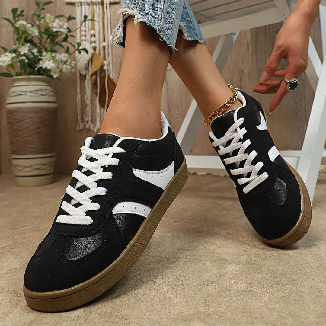 Damen Sportliche Sneakers mit modischem Obermaterial und rutschfester Sohle Drune