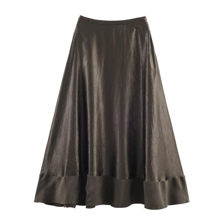 Damen Maxirock mit elegantem Fall und feinem Material Drune