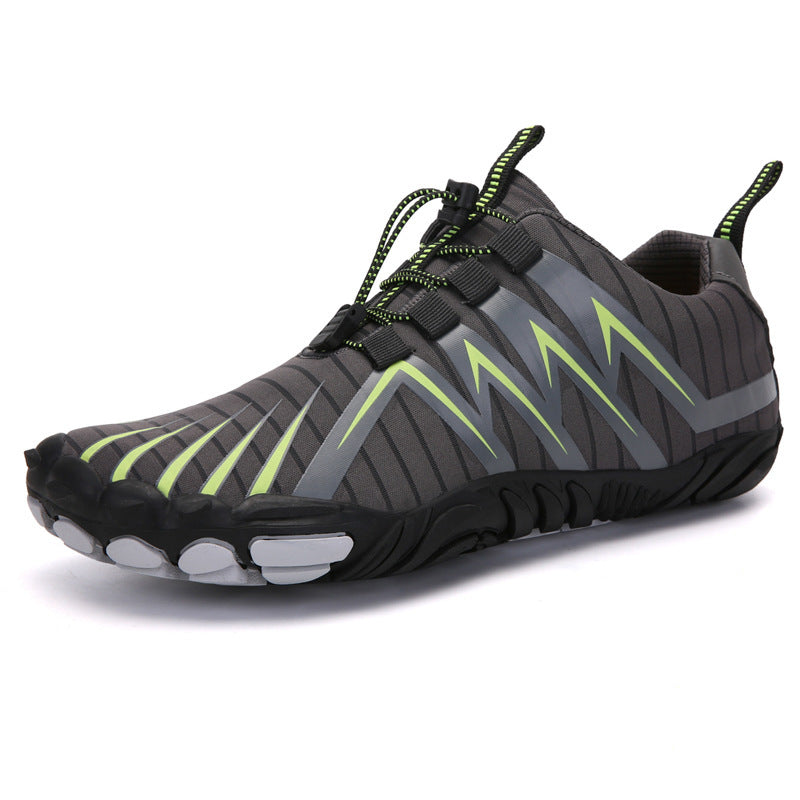 Damen nan elastischer Aquasport-Schuh mit Schnellzugverschluss, rutschfester Gummisohle und flexiblem Zehenschutz Drune