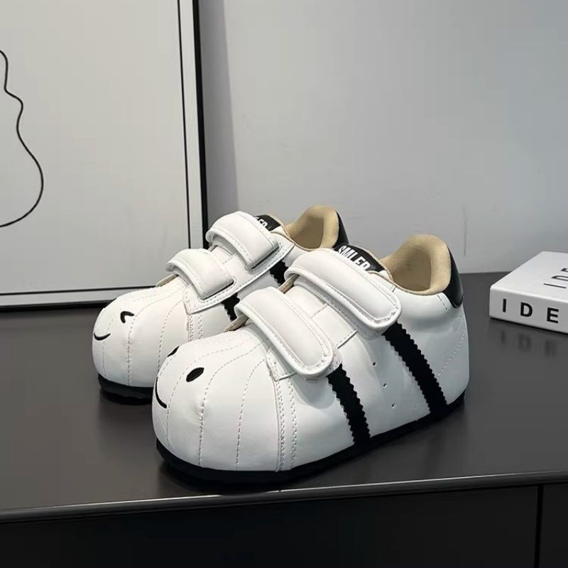 Damen Bequeme Kindersneaker mit niedlichem Tiermotiv und praktischem Klettverschluss Drune
