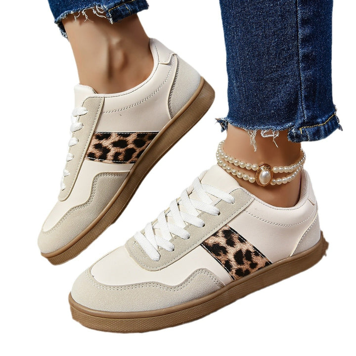 Damen Stilvolle Tierdruck Sneaker Drune