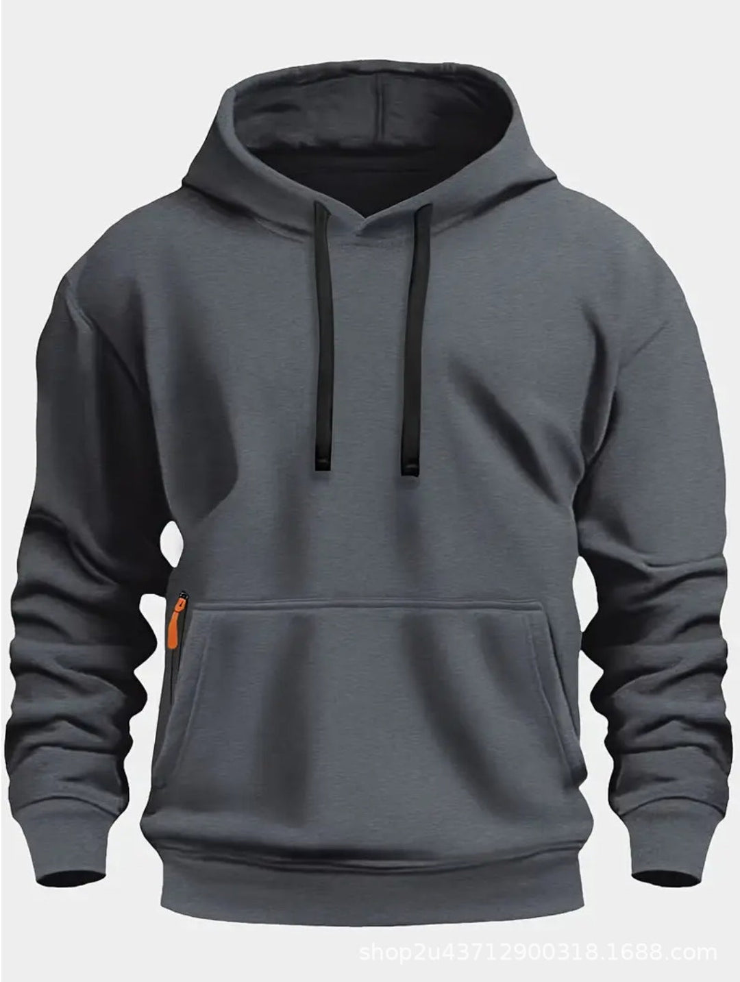 Herren sportlicher Kapuzenpullover mit praktischen Taschen und atmungsaktivem Material Drune