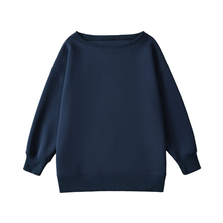 Damen lässiger Oversize-Sweatshirt mit leichtem Stoff Drune