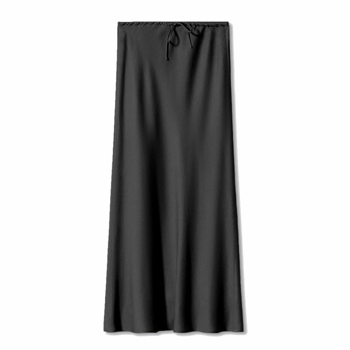 Damen Maxi-Rock mit elastischemBund und seitlicher Bindegurt Drune