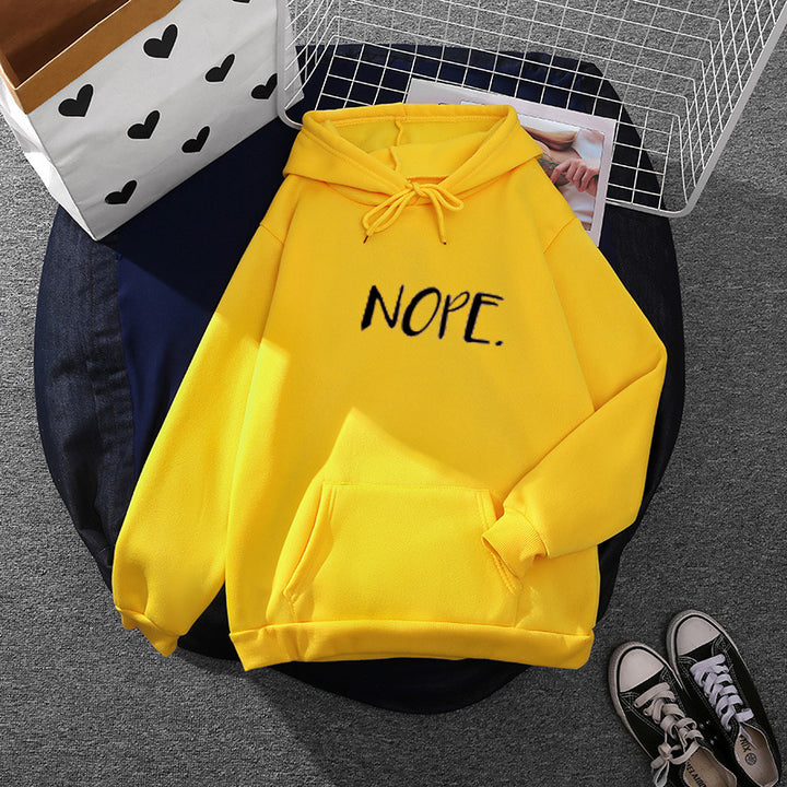 Damen Kapuzenpullover mit witzigem Schriftzug Drune