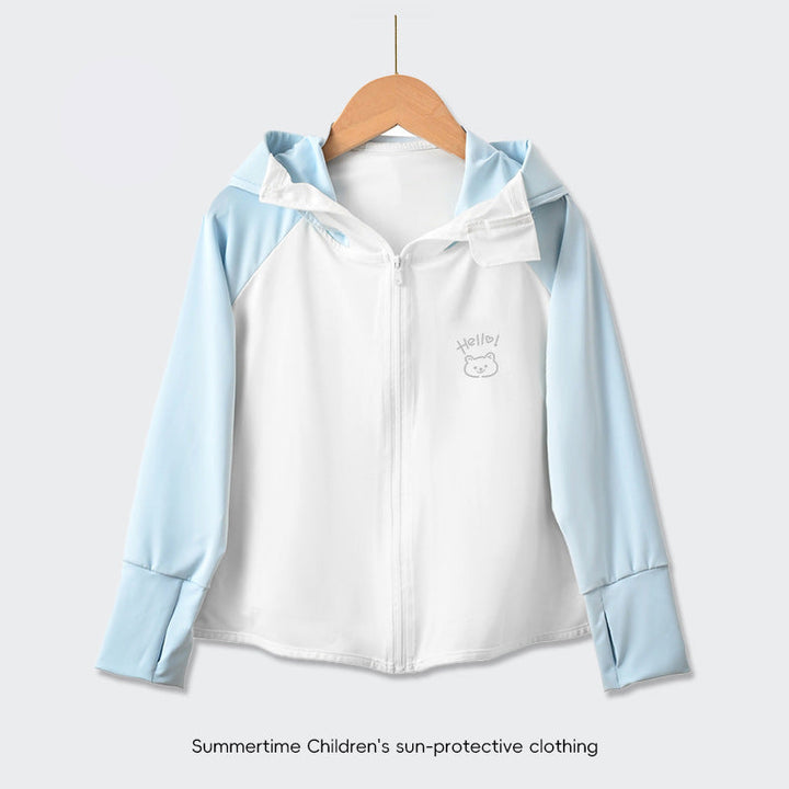 Damen UV-Schutzjacke mit Kapuze und weichem Material Drune