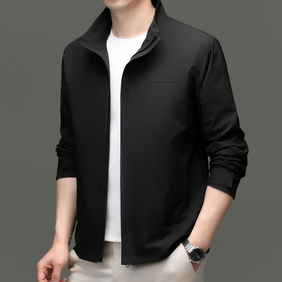 Herren sportliche Funktionsjacke mit innovativem Materialmix Drune