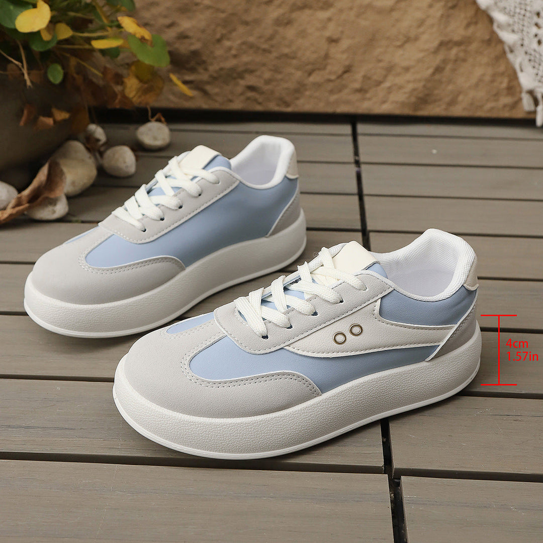 Damen Plattform Sneakers mit sportlichem Chic und gepolstertem Innenfutter Drune