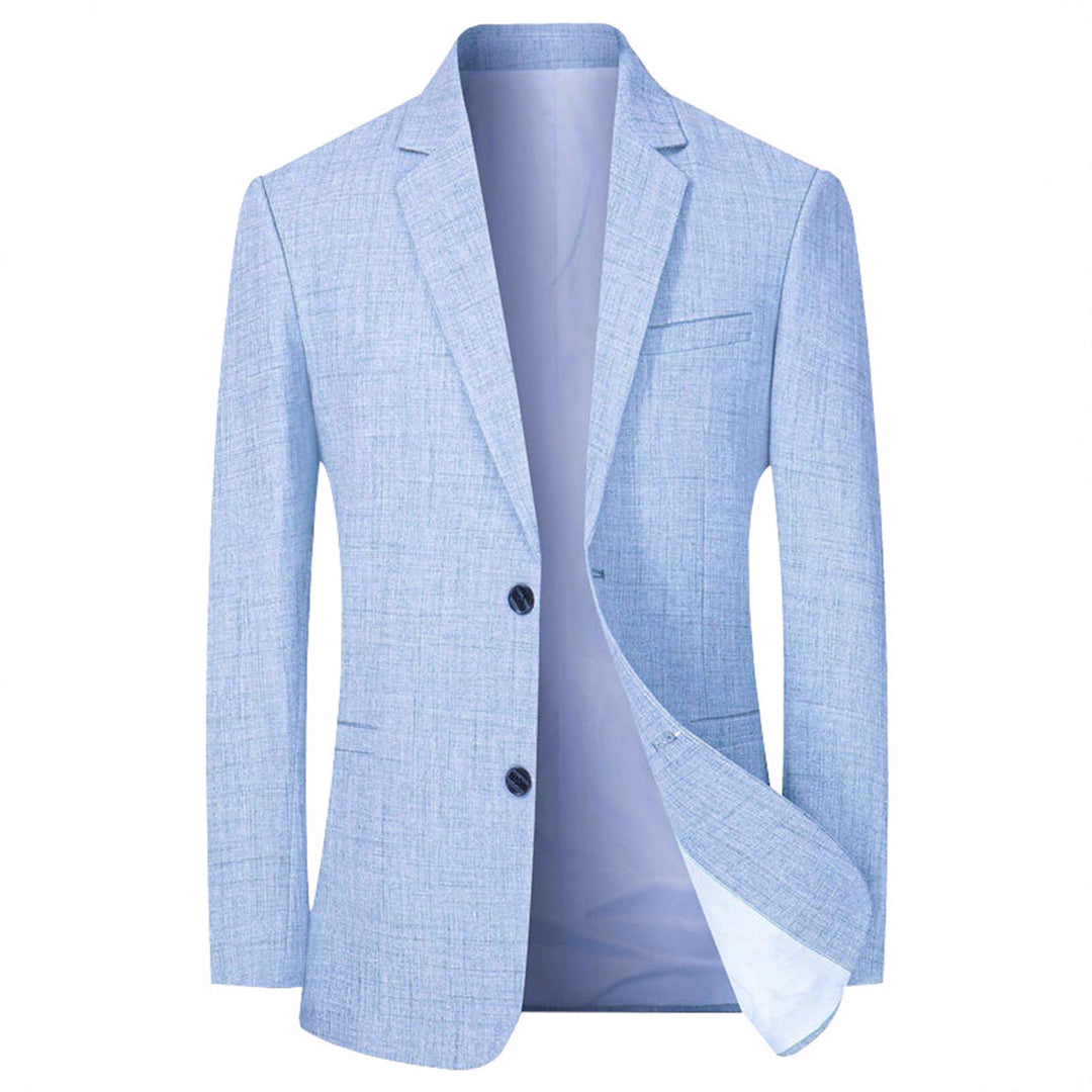 Herren eleganter strukturierten Anzugjacke Drune