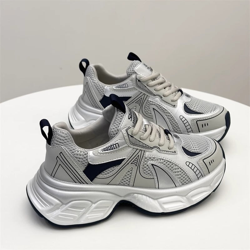 Damen Sportliche Laufsneaker mit atmungsaktiver Mesh-Technologie und dämpfendem Sohlenprofil Drune