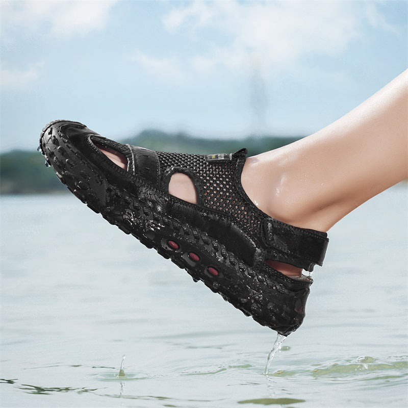Damen ergonomische Outdoor-Sandalen mit atmungsaktivem Obermaterial Drune