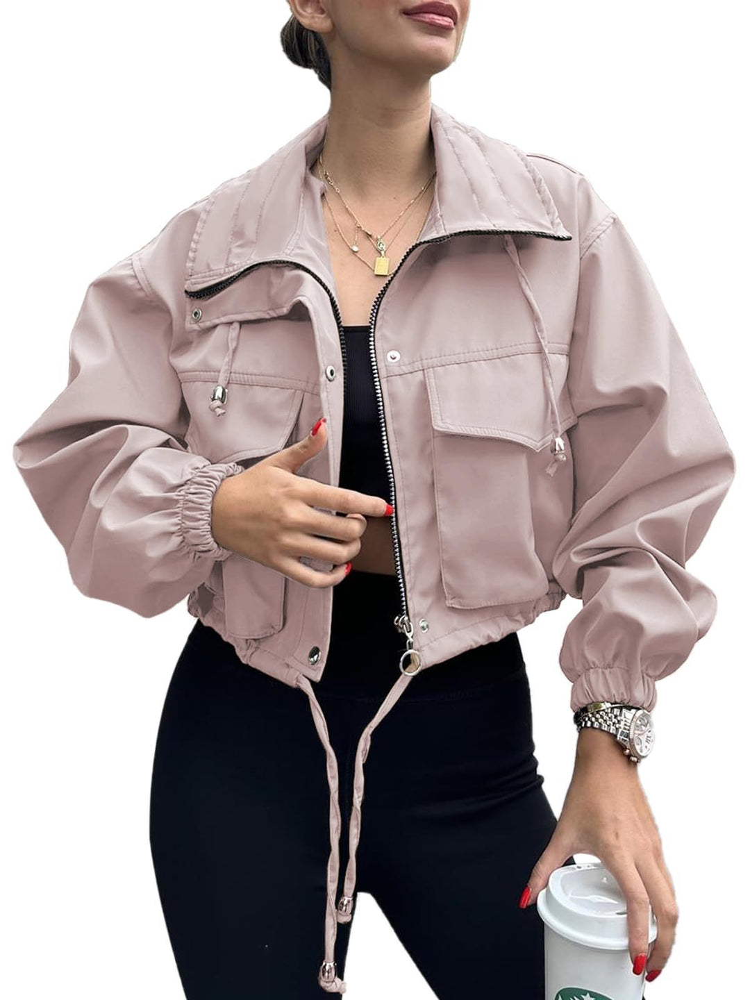 Damen sportliche Kurzjacke Drune