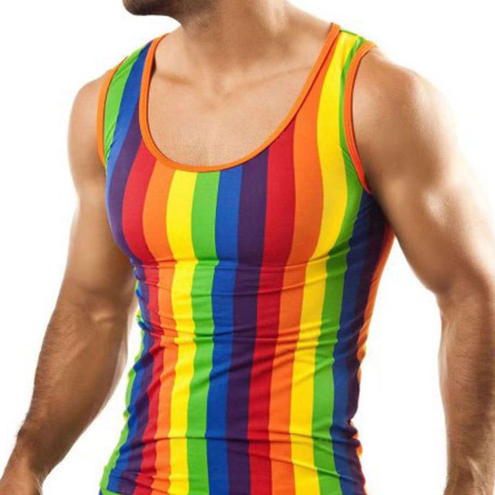 Herren nan eng anliegendes Unterwäsche-Set mit Tanktop und formendem Boxerbrief aus Stretchjersey Drune