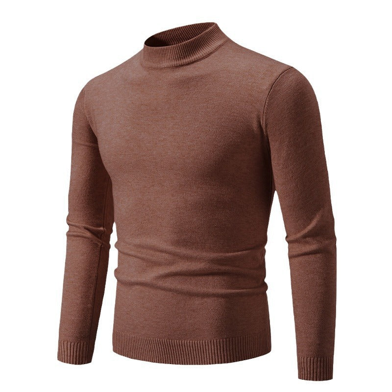 Herren Rollkragenpullover aus weichem Strickmaterial Drune