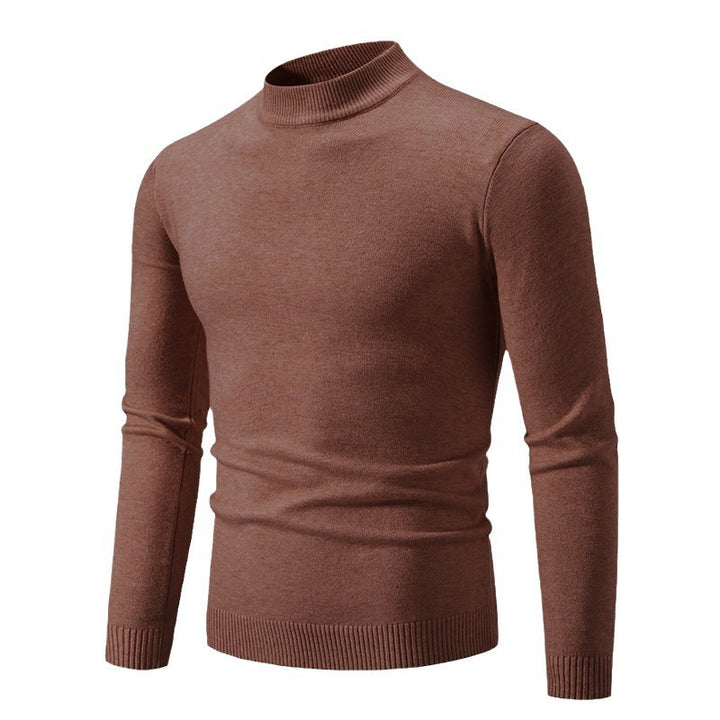 Herren Rollkragenpullover aus weichem Strickmaterial Drune