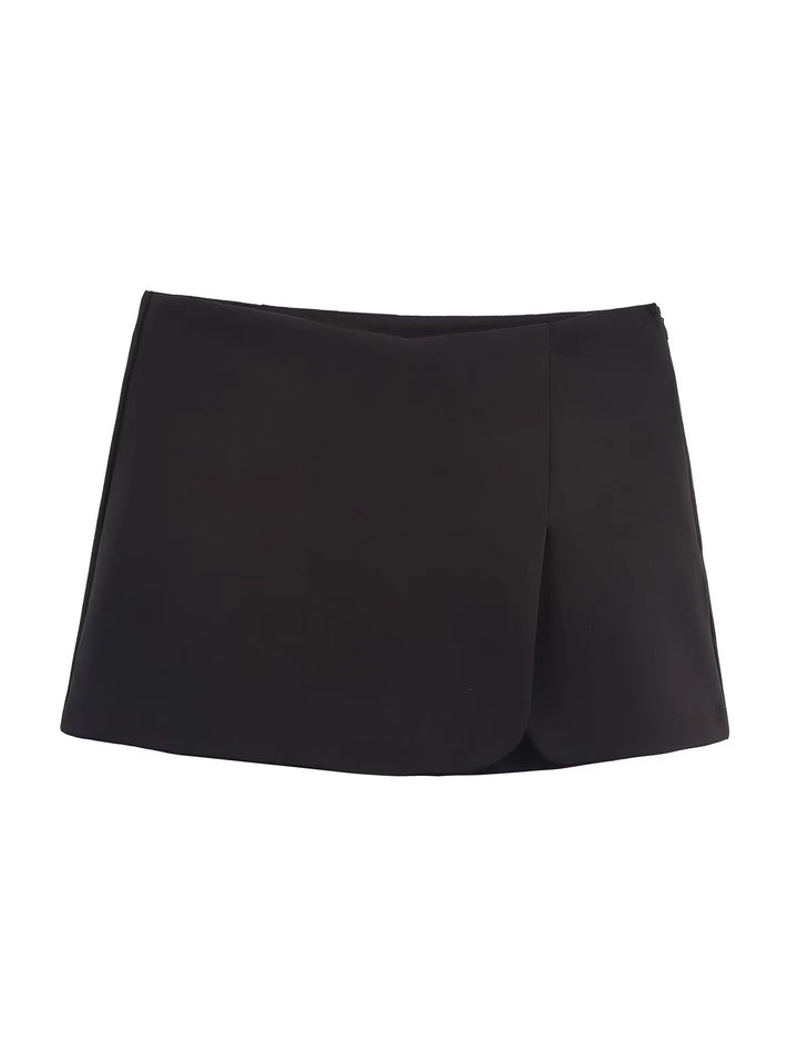 Damen Minirock mit exklusivem Schnitt und eleganter Drapierung Drune