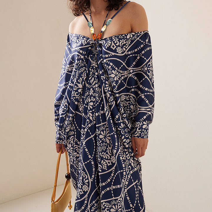 Damen Bikin Ensemble mit dekorativem Ausschnitt und elegantem Überwurf Drune