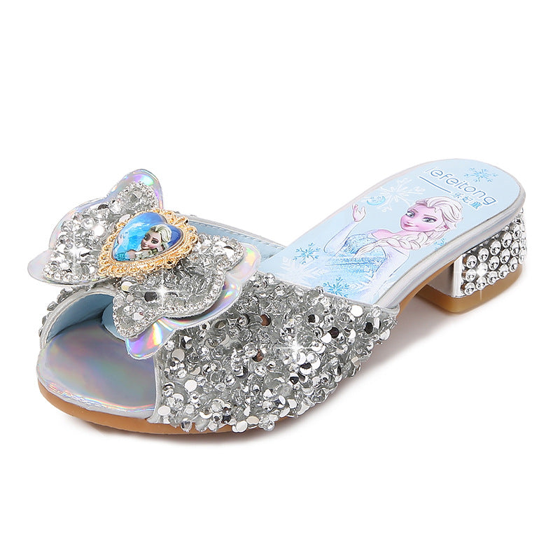 Damen Glitzernde Hausschuhe Drune