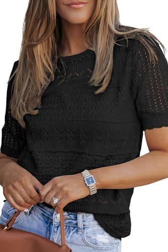 Damen Strickoberteil mit einzigartigem Strukturdesign Drune