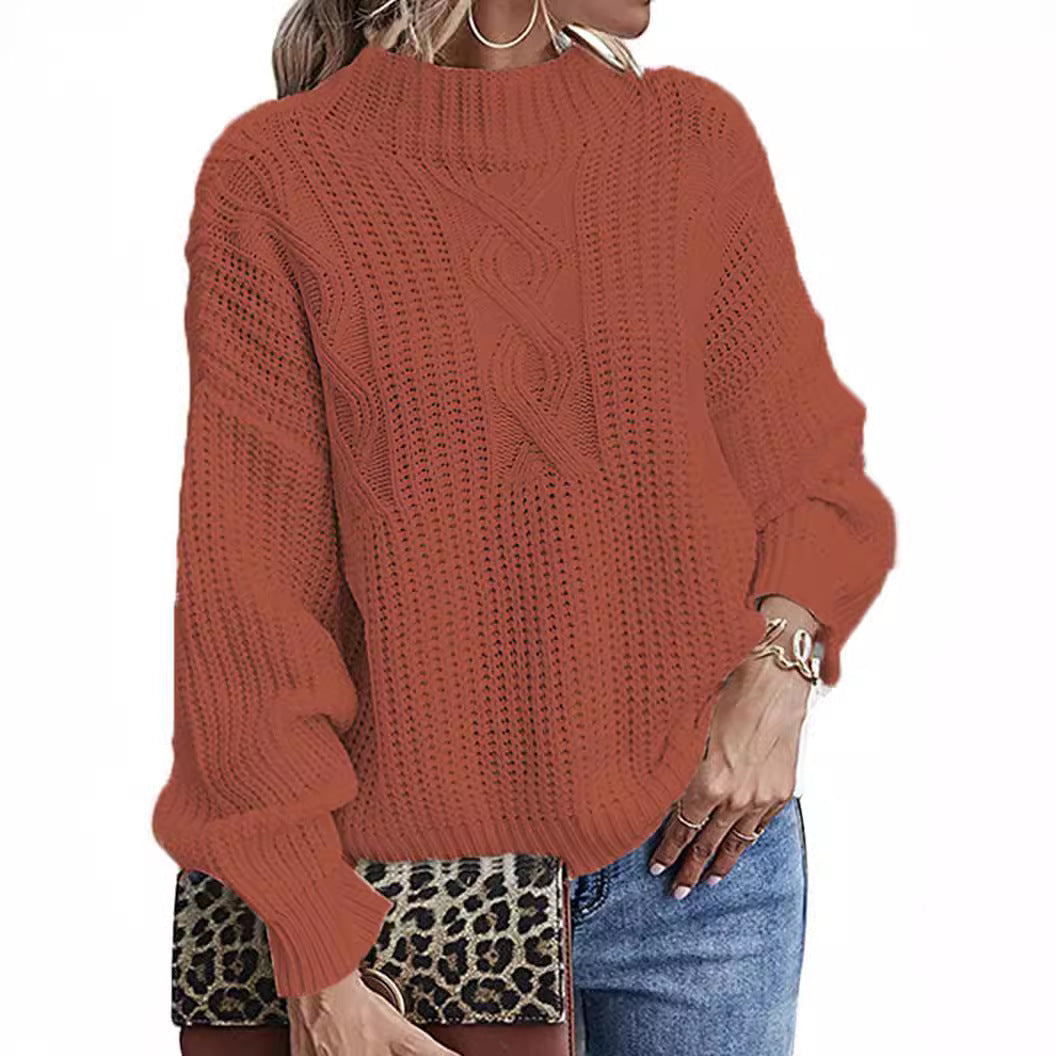 Damen Strickpullover mit elegantem Zopfdesign und modernem Schnitt Drune