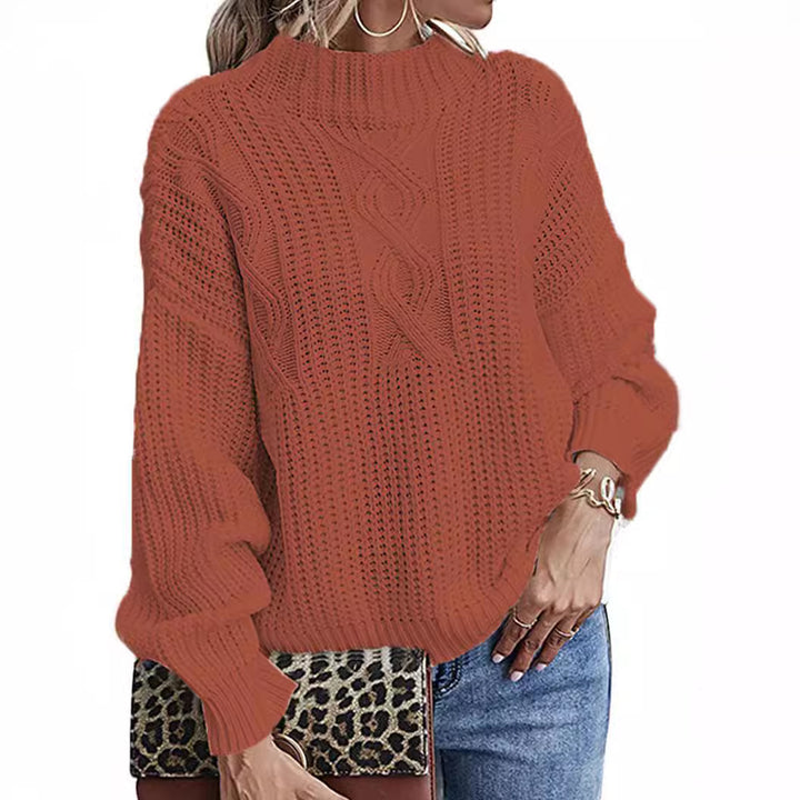 Damen Strickpullover mit elegantem Zopfdesign und modernem Schnitt Drune