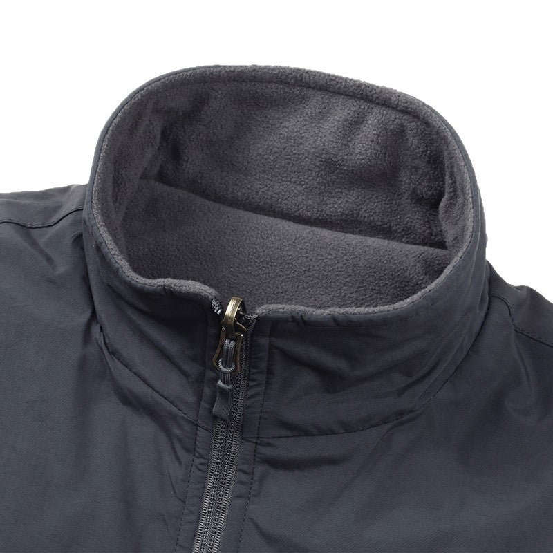 Herren Utility-Weste mit zahlreichen Taschen und steigender Kragenstruktur Drune