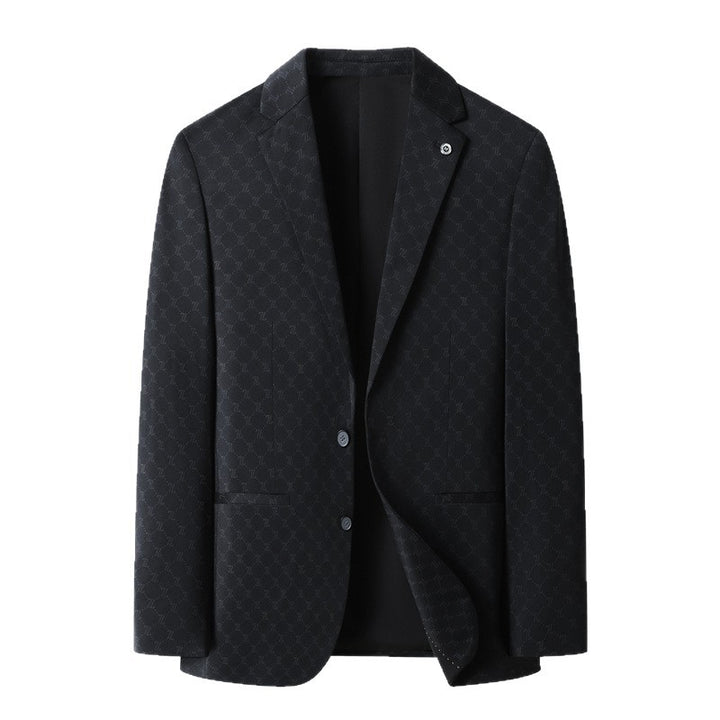Herren modischer Blazer mit feinem Muster und hochwertigen Materialien Drune
