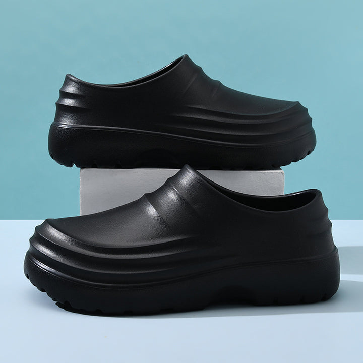 Femme Ergonomische Slip-On Clogs mit Gepolstertem Fußbett Drune