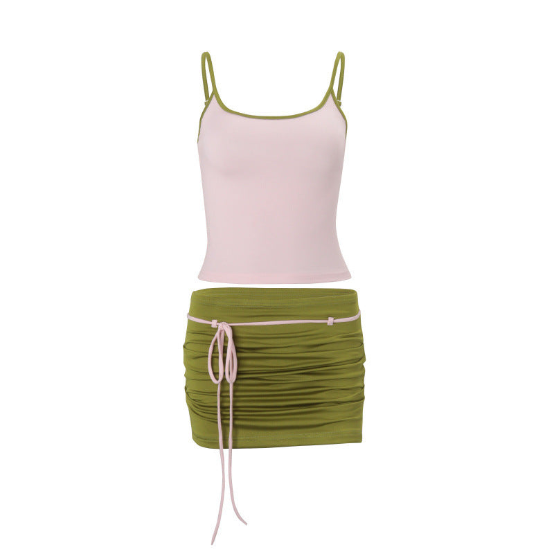 Damen körperbetontes Spaghetti-Top Drune