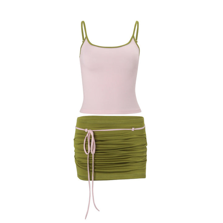 Damen körperbetontes Spaghetti-Top Drune