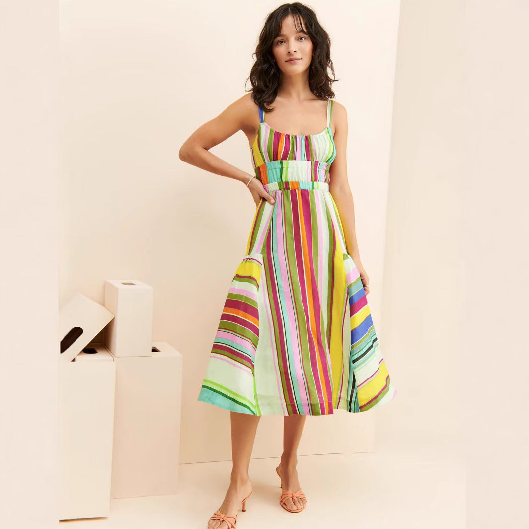 Damen Maxikleid Drune