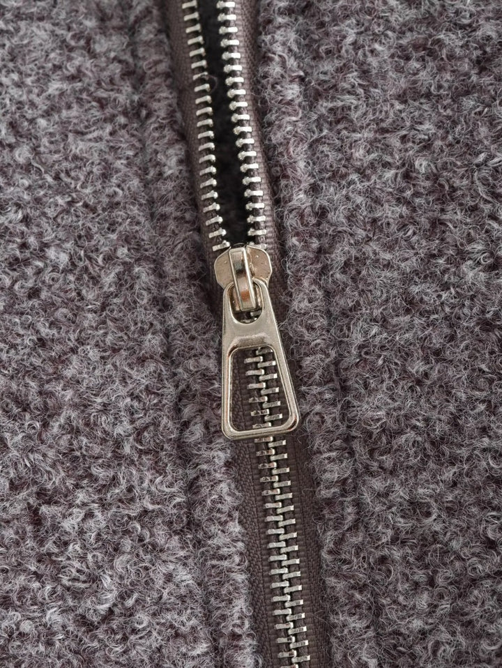 Damen stylische Bomberjacke aus hochwertigem Material mit elastischen Bündchen Drune